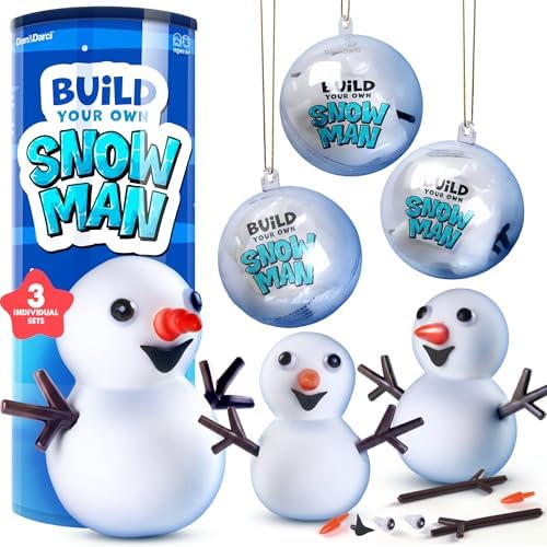 Dan&Darci Snowman Making Kit for Kids - Build a Snow Man Craft Ki...