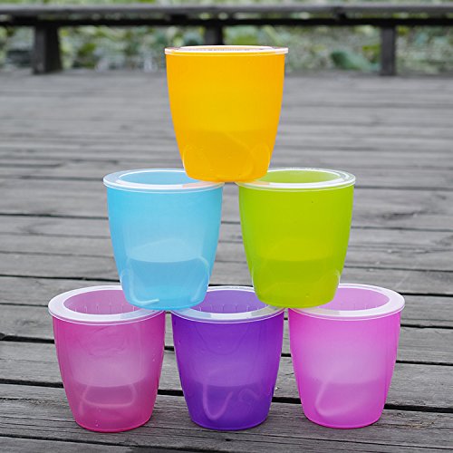 MEI RED, XS Pocketgarden Lazy Flower Pots Automatic Water absorbing Flowers Pot Storage