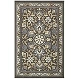 Maples Rugs 2'6 x 3'10 Hallway Entry Kitchen Rugs Non Skid Accent Area Carpet [Made in USA], Light Brown