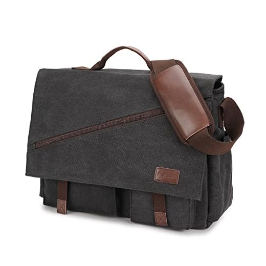 A marsala messenger bag style satchel RAVUO Men’s Canvas Messenger Bag