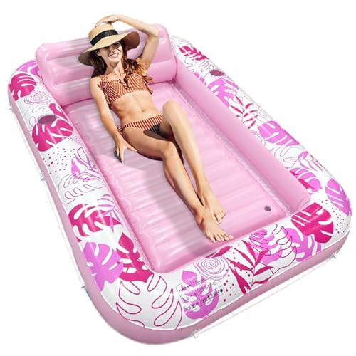 Hamac gonflable piscine Monstera pour adulte idéal à la plage
