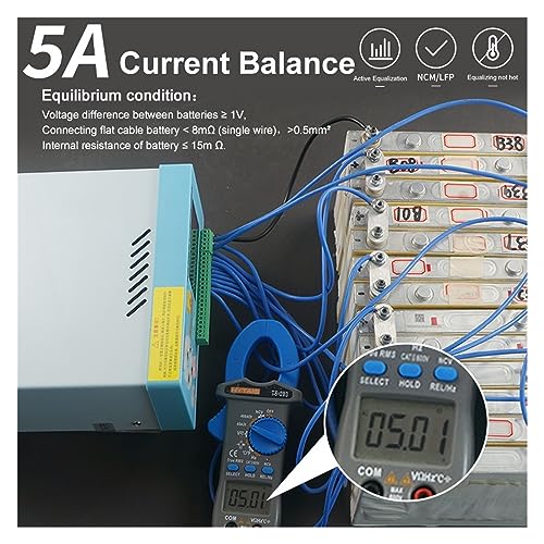 Équilibreur de batterie actuel 5A contre la perte de capacité Li 2S-24S