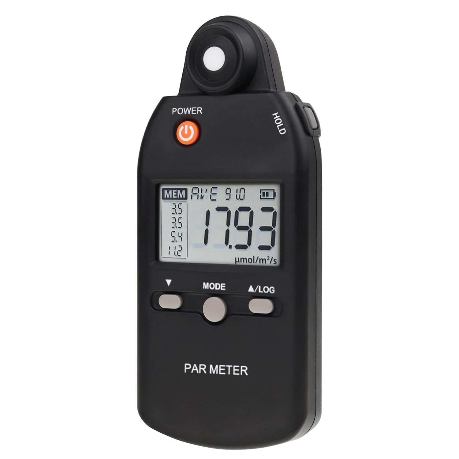 Bequest Quantum PAR Meter Full-Spectrum High Precision PPFD Tester for Photosynthetic Activity of Indoor and Outdoor Plants 400-700nm Light Lux Tester.