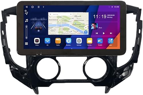 Miniatura 9 de CarPlay Android Auto Autoradio Car Navigation Stereo GPS Radio 10.33" QLED Pantalla Táctil Headunit Tablet para Mitsubishi Triton 2015-2019AT si