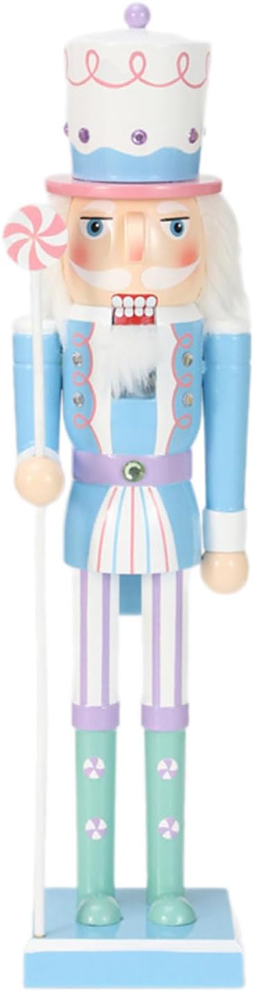 Festival Nutcrackers Statue in Candy Theme Artisanal 50CM Candy Series Figurine Decoration for Party
