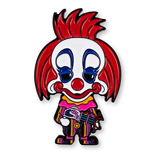 Killer Klowns from Outer Space Rudy Chibi Limited Edition Enamel Pin | Metal Brooch Badge Accessories For Wearing On Backpacks, Clothes, Hats | Horror Movie Collectibles