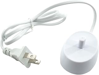 オーラルB電動歯ブラシIO 4 3 5 6用充電器交換、3757、3.3フィートケーブル付き充電ベース電源コード
