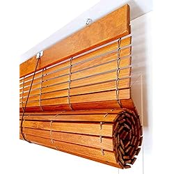 Persiana Estor Exterior Persiana Alicantina Exterior/Persiana de Madera Exterior Enrollable. Contactaremos para su Ajuste sin Cargo. Medida Ancho X Alto Color: Avellana. Medidas: 90cm x 120cm
