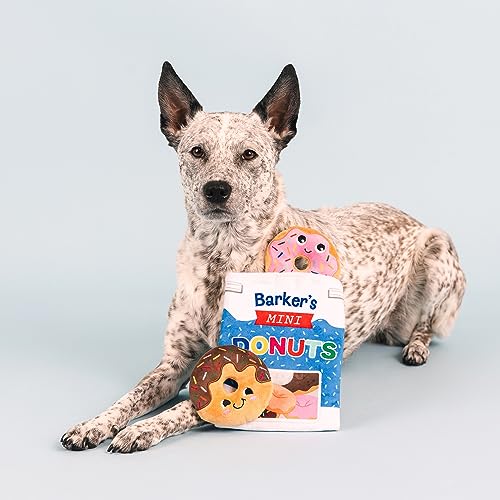 Fringe Studio Plush Dog Toy Set, Interactive Hide and Seek Play, Eat More Hole Foods, Pet Shop Collection (289235) by Fringe - Image 3