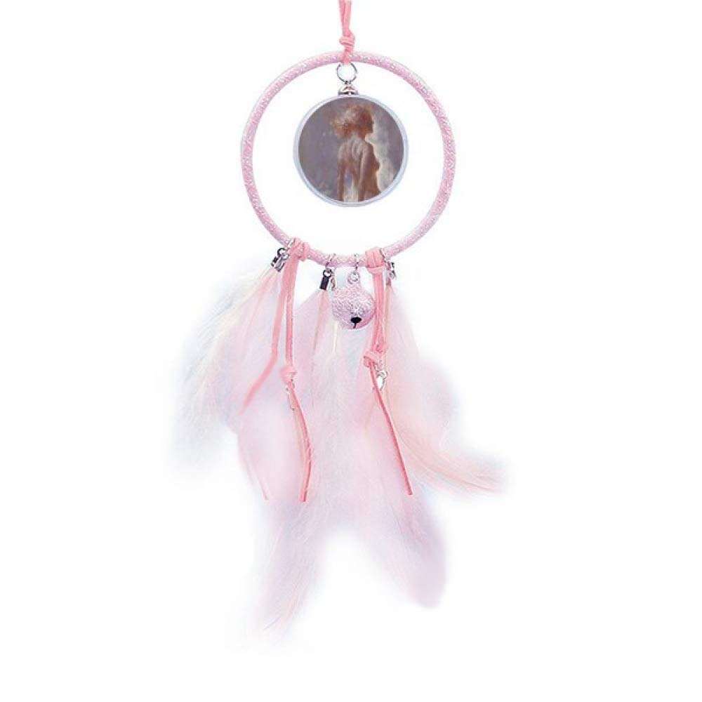 Atrapasueños óleo Art Deco Dance XJJ con campana pequeña para dormitorio