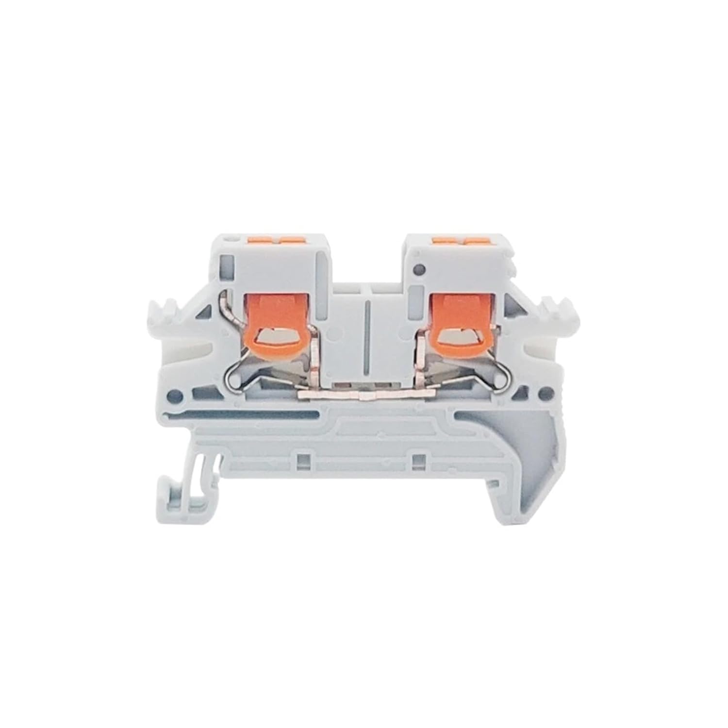 PTV-2.5 Side Entry Terminal Block Push-in Connector 2.5 mm² Cable 2.5mm 0.14-4mm² Wire DIN Rail Terminal PTV2.5(Blue,50 pcs)