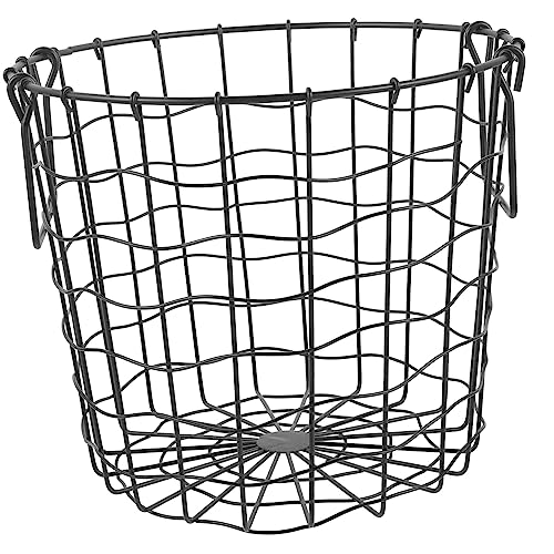 Panier de rangement pour bûches extérieur en métal solide