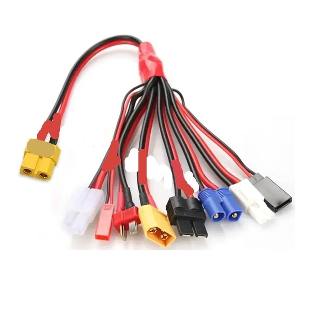 Cable multifuncion 8 en 1 con conector XT60 de 4.0 mm para cargador B6 RC 2