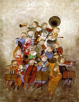 Oda a La Alegria by Graciela Rodo Boulanger Fine Art Print Poster (27 x 34")