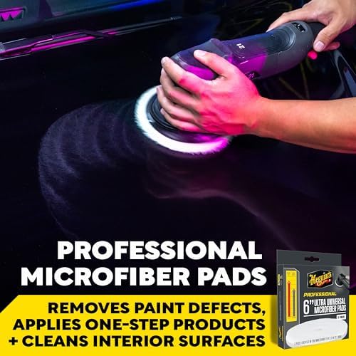 Meguiar's Professional 6" Microfiber Pad, 2pk, 10/CV - 1