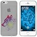 Produktbild PhoneNatic Case kompatibel mit Apple iPhone 6s / 6 Silikon-Hülle Floral Wolf M3-5