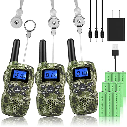 Rechargeable Walkie Talkies by Wishouse – Perfect for Adults and Kids!
