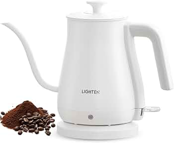 Amazon | 【mochizukistore】 電気ケトル コーヒー ドリップケトル 0.8