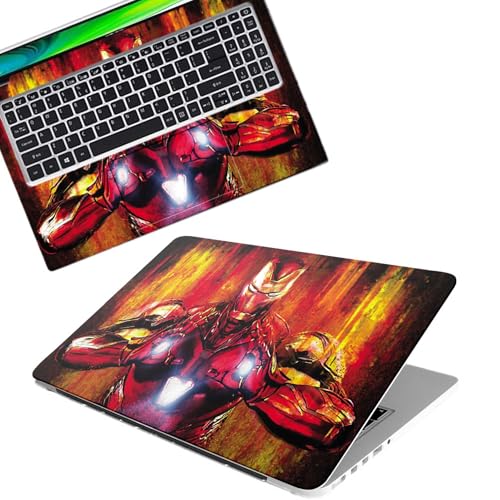 Image of Full Body Laptop Skin /Sticker /Cover Bubble-Free| Laminated| Removable| HD Quality Sticker for Laptops Upto 15.6 Inches Compatible with Hp /Dell /Acer /Lenovo /Asus etc.(DSGN-10)