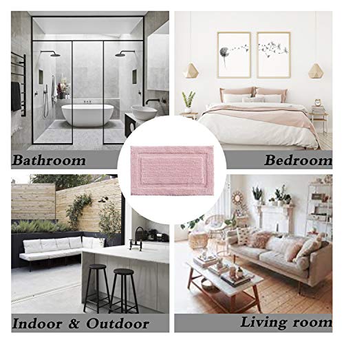 Tomoro Microfiber Non-Slip Bathroom Rug – Extra Absorbent And Quick Dry, Soft Luxury Hotel Door Carpet Shower Bath Mat Waterproof Non-Skid Backing #TOP5