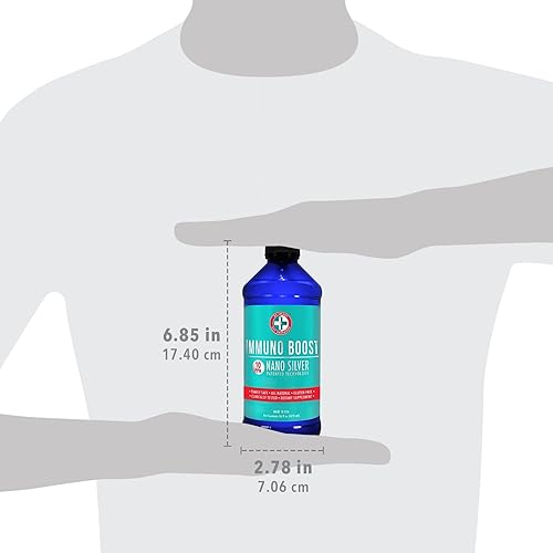 Miniatura 7 de Be Smart Get Prepared Nano Silver Immuno Boost - 16 oz - Suplemento inmunológico diario para la familia - Sin gluten, vegetariano - Fabricado en