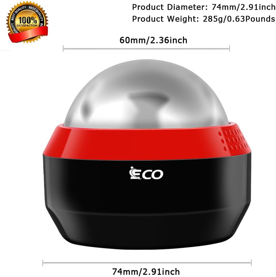 iECO Cold Massage Roller Ball - Ice Roller Ball for Muscles Deep Tissue, Cold & Heat Therapy, Plantar Fasciitis Roller