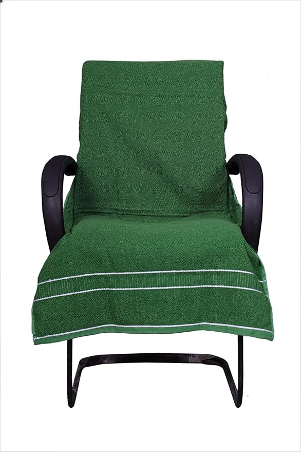 Image of Car Seat Towel Cover, Universal Size 76x152 cm, Soft and Comfortable Seat Protector for All Cars, Single Pack of 1 (1, Ch Green, 30x60inc.)