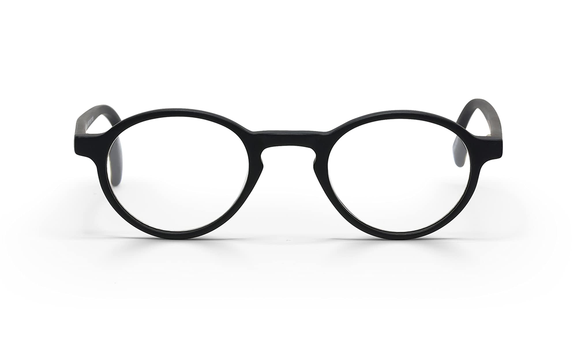 eyebobs - Board Stiff (Narrow) | Premium Reading Glasses for Men and Women | Round Frame for Narrow Faces | Sizes 0.0x - 4.0x