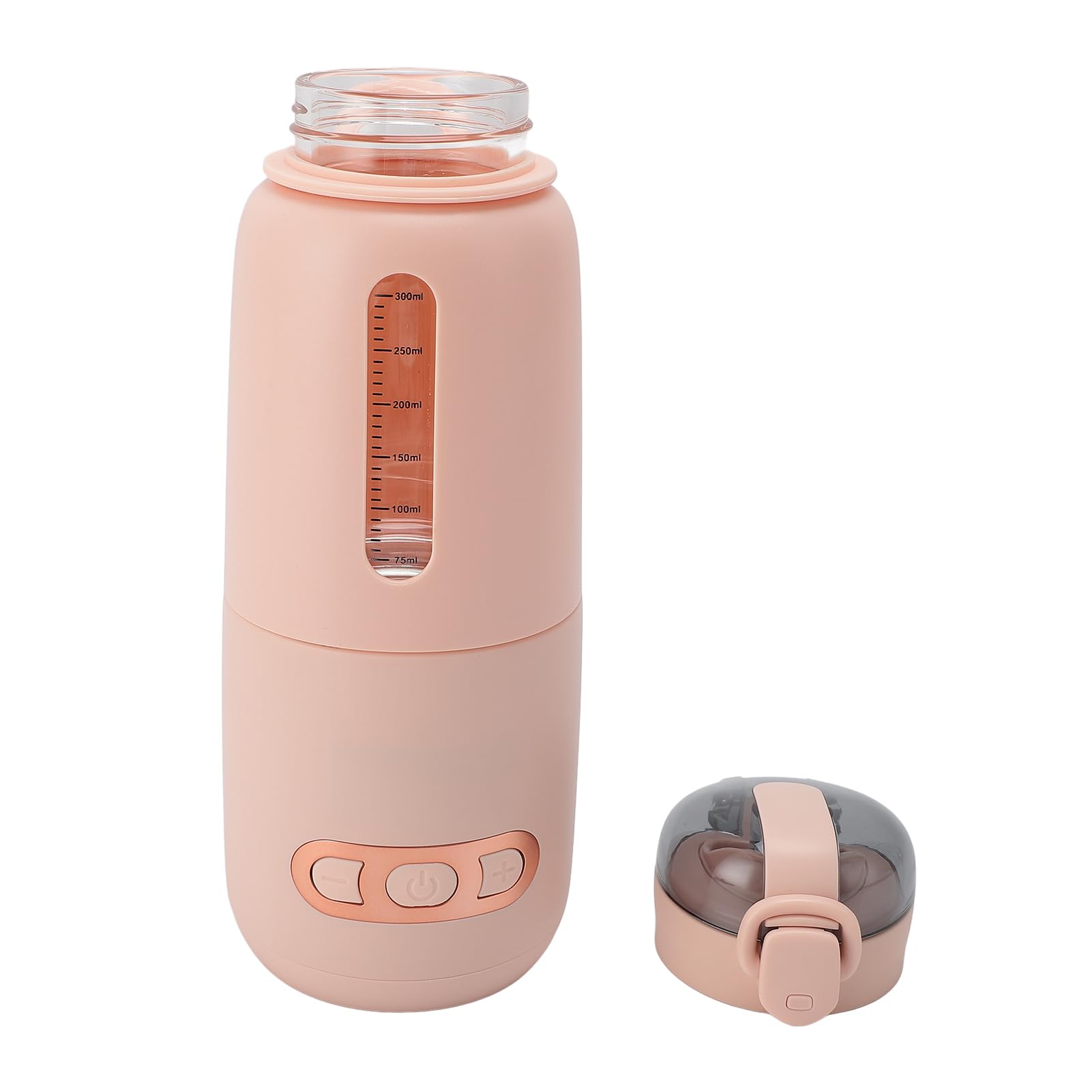 Fabater Scaldabiberon, Scaldabiberon Portatile Ricaricabile Senza Fili USB 300ML 15000mAh, Per Latte Materno Con Cavo Di Ricarica E Custodia Per Viaggi A Casa Ufficio In Auto