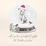 Diseño único y reconocible To a Wonderful Daughter, 101 Christmas Wishes