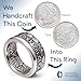 Morgan Silver Dollar Coin Ring – Handmade in USA from 1921 US 90% Silver – Men’s & Women’s Coin Jewelry, Sizes 7–17 (Patina, 9.5)