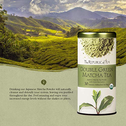 The Republic of Tea Double Green Matcha Tea Bags