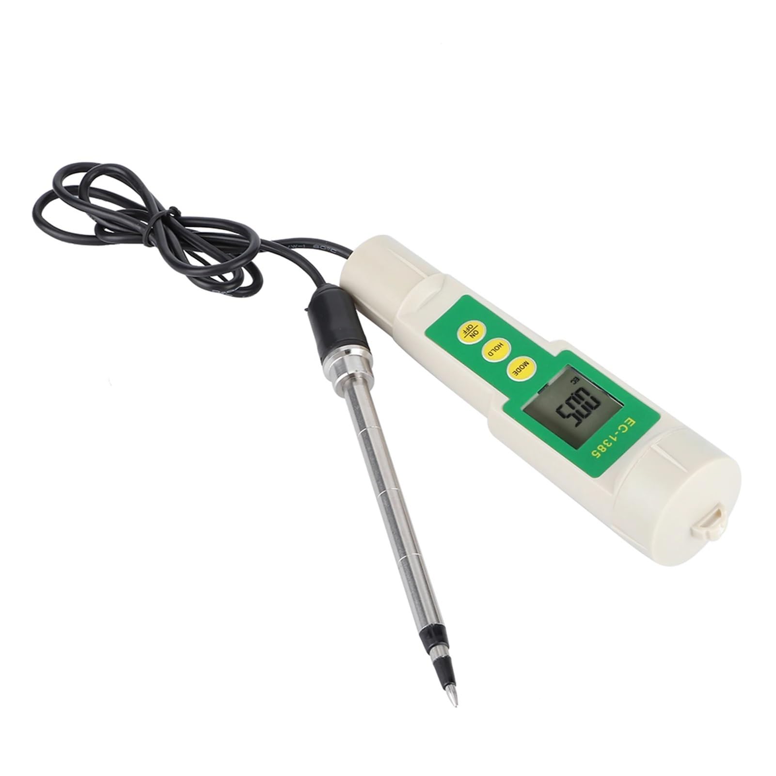 Testeur de conductivité EC-3185, testeur Portable conductivité/Concentration du Sol, salinité, for sols agricoles, horticoles et Plantation Jardinage, Agriculture