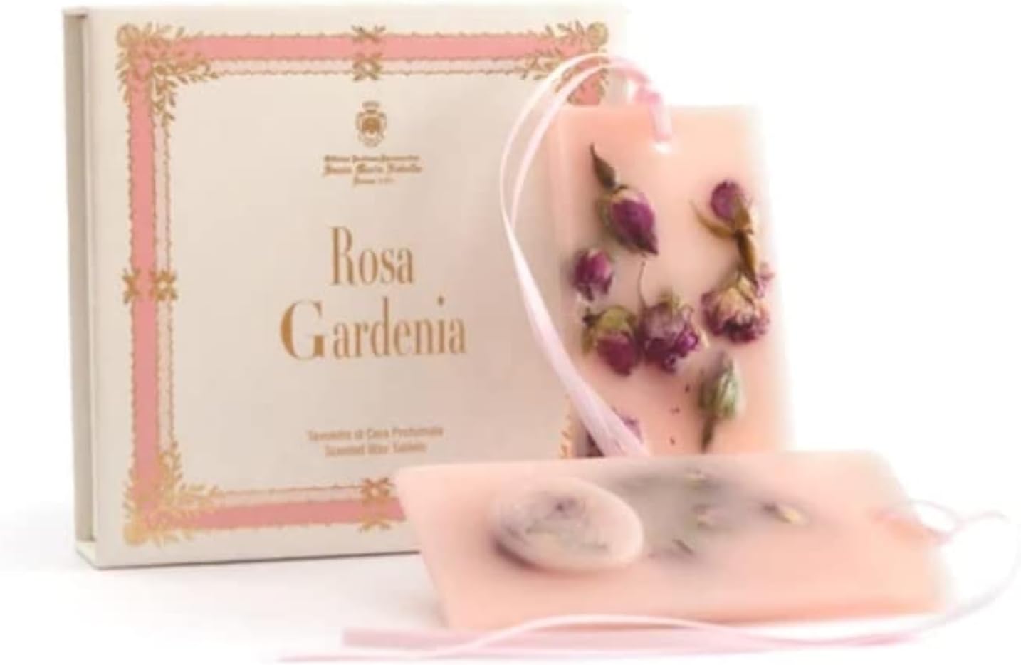 Santa Maria Novella Rosa Gardenia Scented Wax Tablets, White