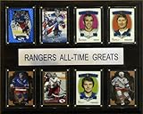 NHL New York Rangers All-Time Greats Plaque
