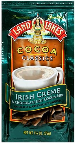 Land O Lakes Cocoa Classics, Irish Cream & Chocolate Hot Cocoa Mix, 1.25-Ounce Packets (Pack of 72)