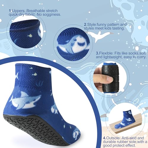Image of RANDY SUN Barefoot Quick-Dry Sand Beach Socks, Breathable Seamless Yoga Sock With TPE Sole