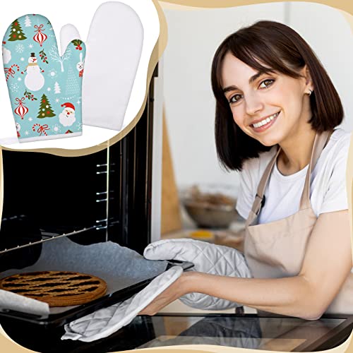 Yinkin YINKIN-GLOVES COTTON-2789 4 Pcs Blank Sublimation Oven Mitts Heat Resistant Kitchen Gloves Cotton thumb #5