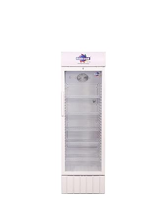 Rockwell RVC500A Single glass door Visi cooler,370 Litres (Internal LED, Heavy Duty, Dynamic cooling)