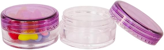 20pack 5ml Empty Sample Jars, 5 gram Small Cosmetic Container Pot