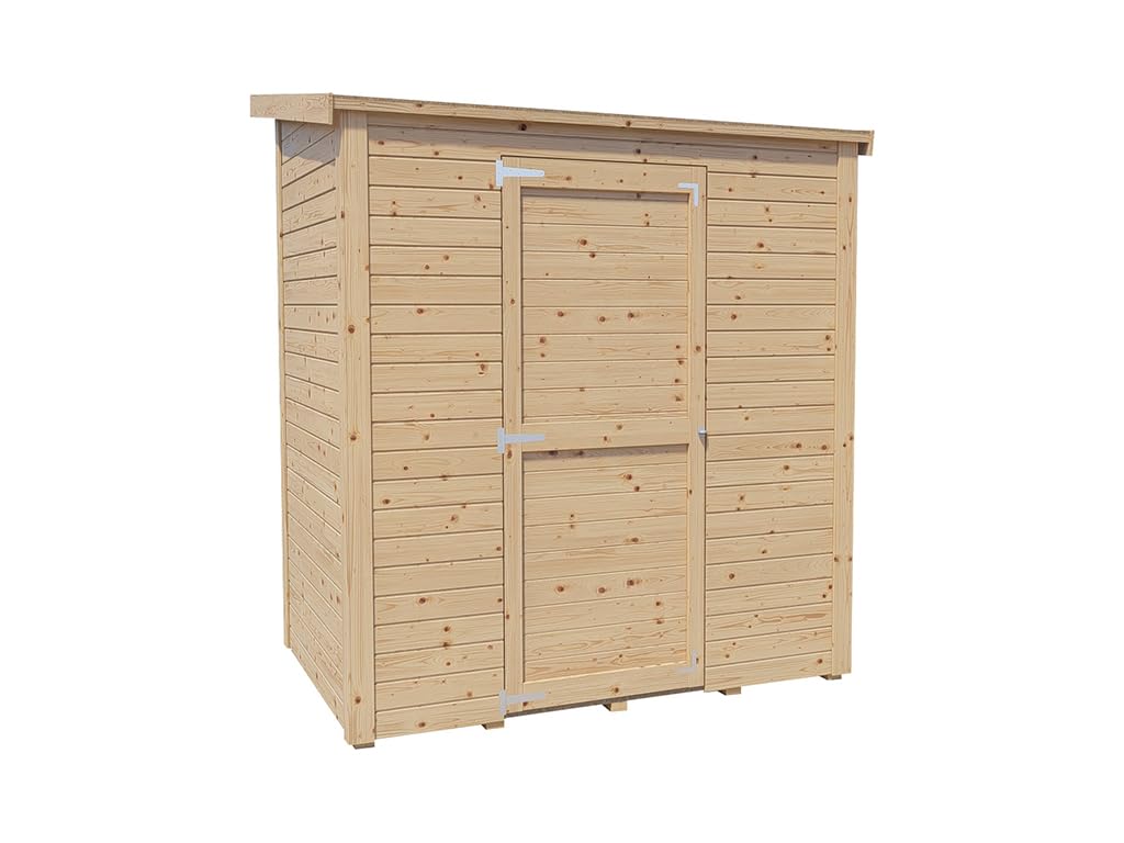 Marktstand Holz | Verkaufsstand Holz | Natur | 177x117x223 cm | mit Boden | mit Dach | Wandstärke 14mm | Dach 12mm | Fichtenholz | Markt | Weihnachtsmarkt | Wochenmarkt | Festival | Outdoor