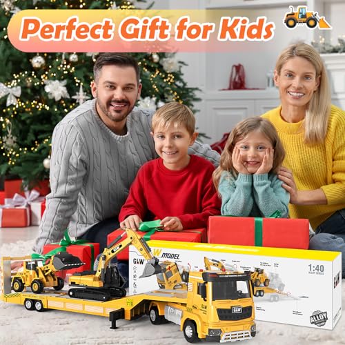 Cadeau de construction pour garçons : coffret pelleteuse 3-7 ans