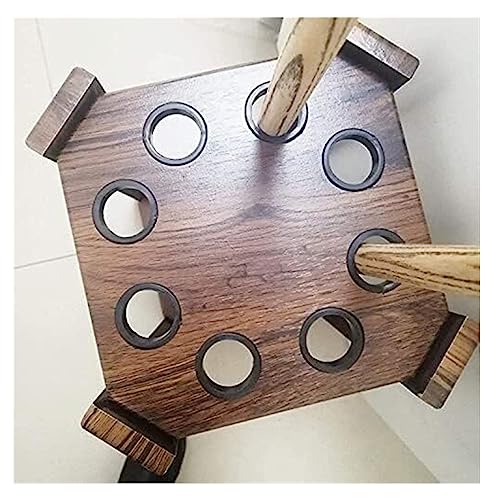 Support de bâton de billard robuste en bois haut de gamme