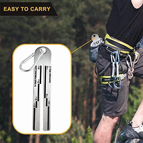 Hxyrxib 4/09 Shingle Gauge, Shingle Gauge with Carabiner, Roof Shingles