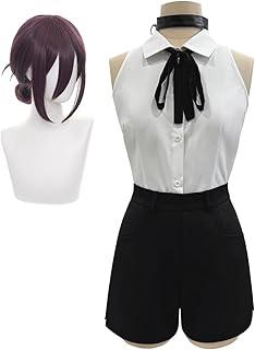 [HOLOUN] チェンソーマン レゼ Reze爆弾の悪魔コスプレ演出服ウィッグ付き コスチューム 舞台装 ドレス クリスマス ハロウィン 祝日贈り物…