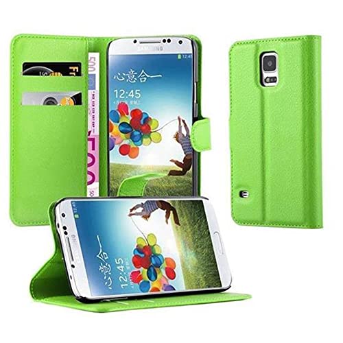 Cadorabo Funda Libro para Samsung Galaxy S5 / S5 Neo en Verde DE Menta   Cubierta Proteccíon con Cierre Magnético, Tarjetero y Función de Suporte   Etui Case Cover Carcasa