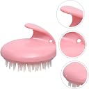KBS Hair Shampoo Brush Round Comb Soft Silicone Head Scalp Massager Scrubber Anti Dandruff Removal Prevents Hair loss for Men, Women,Kids(MULTI COLOR) (1-SHAMPOO-BRUSH) gallery image