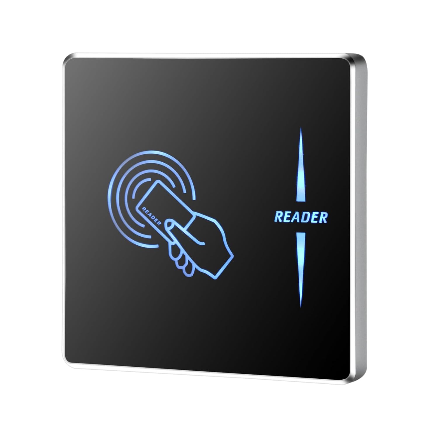 Professional 125Khz EMID/13.56Mhz IC RFID Card Reader for Access Control System, Ultra Slim Metal with Wiegand26/34,RS232,RS485,UART TTL Formats (UART TTL, IC Card&NFC)