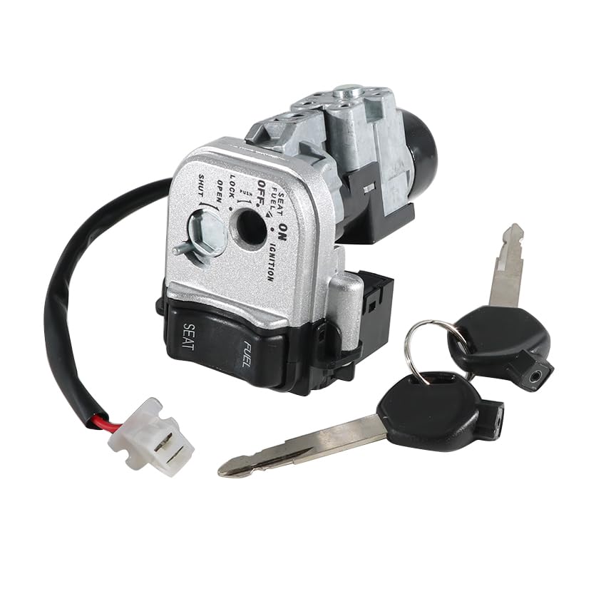 Ignition Switch Fuel Gas Cap Seat Lock Keys Replacement Kit for 35010-KWN-710, for Honda PCX125 2012-2013 for Honda PCX150 2013