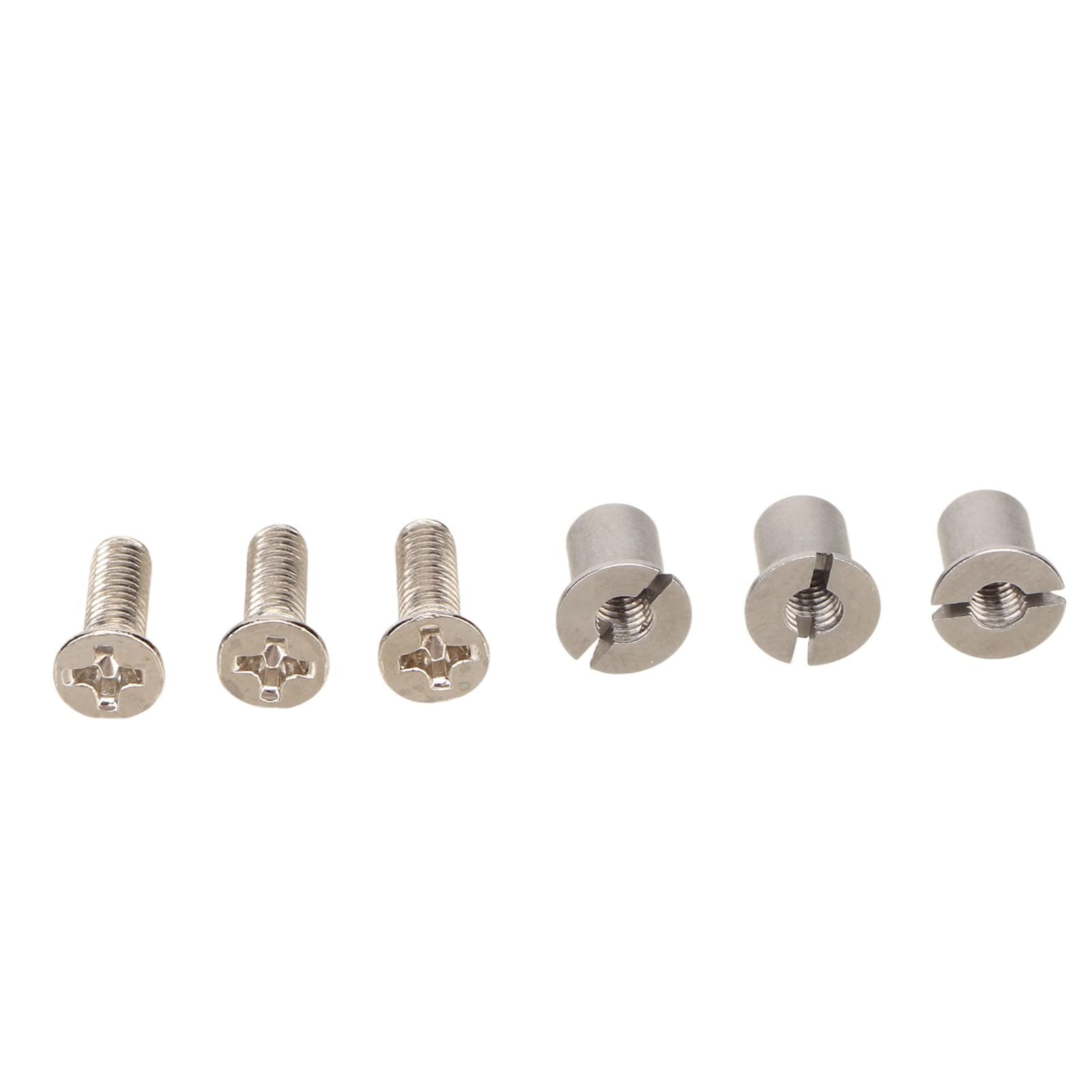 BONKZEBU Universal Nab Hub Screw Set – Stainless Steel, 10.5 X 1/4 Inch, 3-Pack For Reel-to-Reel Tape Recorders